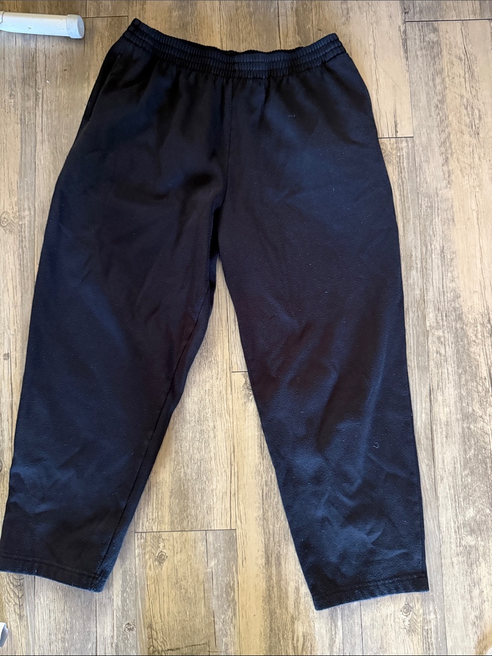 Jennifer Moore Petites Black Quilted Sweatpants Jogger Pants M